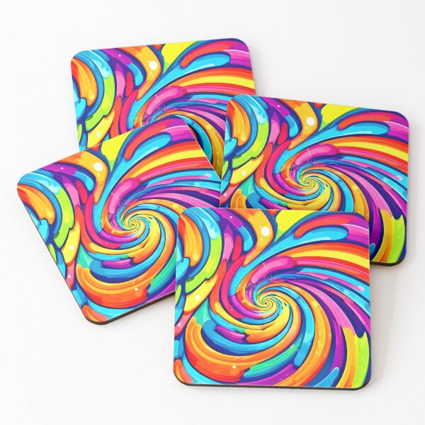 Item preview, Swirling Colors, Psychedelic Spiral, Colorful Chaos designed and sold by Health And Fitness Posts e-Store.