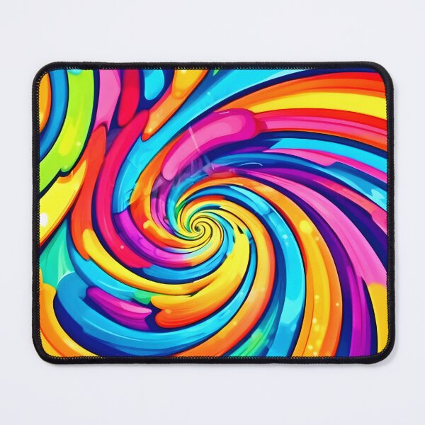 Item preview, Swirling Colors, Psychedelic Spiral, Colorful Chaos designed and sold by Health And Fitness Posts e-Store.