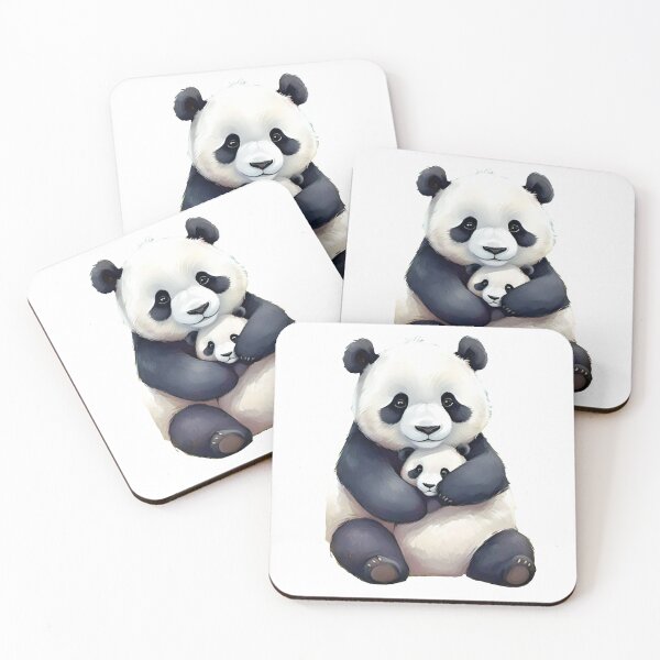 Item preview, Peaceful Panda Hug designed and sold by HeartWaveTreasures.