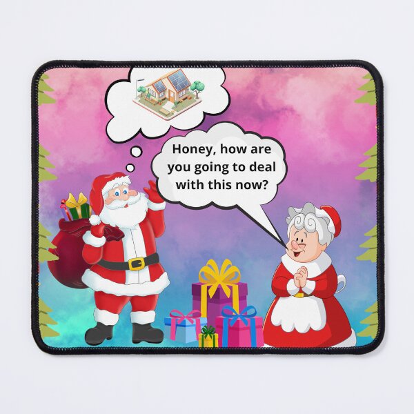 Item preview, Santa Claus and photovoltaics designed and sold by FunnyShed.
