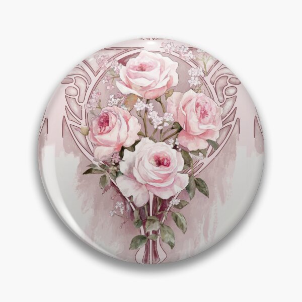 Item preview, Pink Cabbage Roses Vintage Beauty designed and sold by SloganExpress.