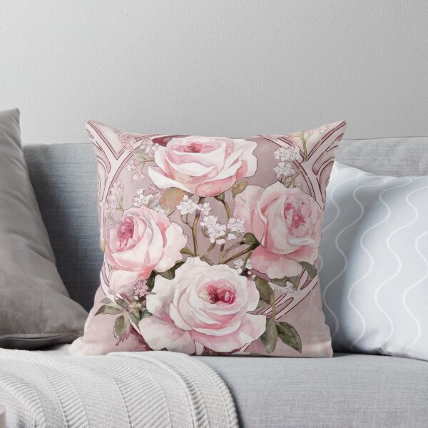 Item preview, Pink Cabbage Roses Vintage Beauty designed and sold by SloganExpress.