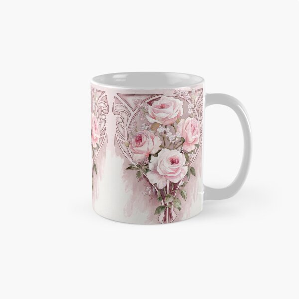 Item preview, Pink Cabbage Roses Vintage Beauty designed and sold by SloganExpress.
