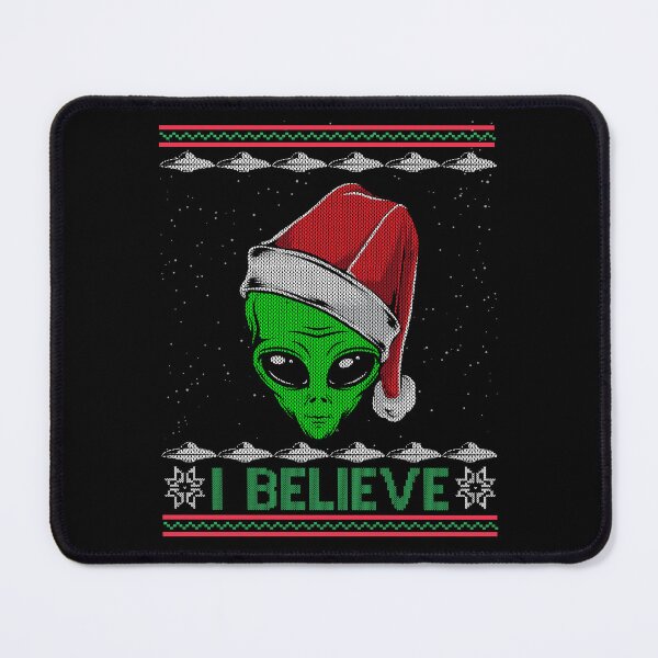 Item preview, I Believe In Santa Alien Christmas Design designed and sold by PNGShop.