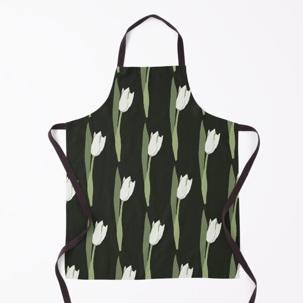 Item preview, Single white tulip minimal simple vector style designed and sold by EmeraldeaArt.