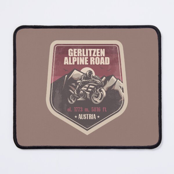 Item preview, Gerlitzen Alpine Road Austria Motorcycling Mountain Design designed and sold by CynthiaGraphics.