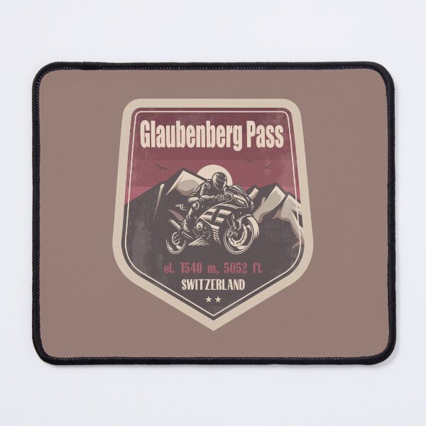 Item preview, Glaubenberg Pass Switzerland Motorcycling Mountain Design designed and sold by CynthiaGraphics.