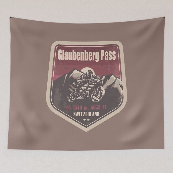 Item preview, Glaubenberg Pass Switzerland Motorcycling Mountain Design designed and sold by CynthiaGraphics.