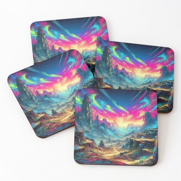 Item preview, Chromatic Realms: Surreal Landscapes of a Dystopian World vol.4 designed and sold by janarspixels.