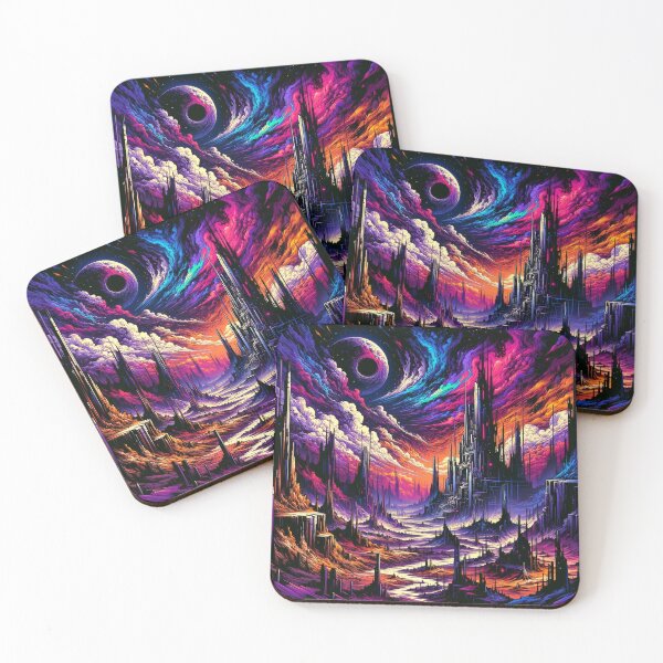 Item preview, Chromatic Realms: Surreal Landscapes of a Dystopian World vol.5 designed and sold by janarspixels.