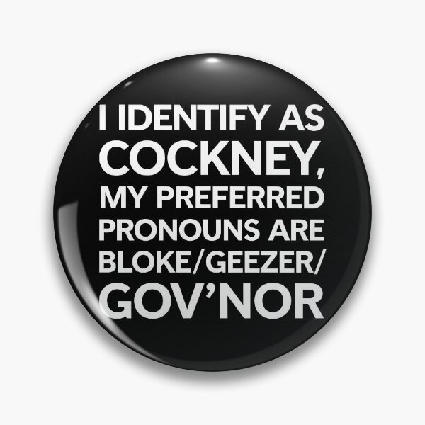 Item preview, Cockney Pride: I identify as Cockney designed and sold by JPees.