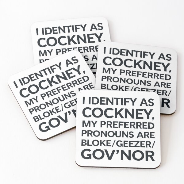 Item preview, Cockney Pride: I identify as Cockney designed and sold by JPees.
