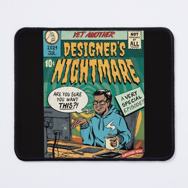 Item preview, Retro Comic Book Style Designer’s Nightmare for Creative Professionals designed and sold by DrawHandArt.