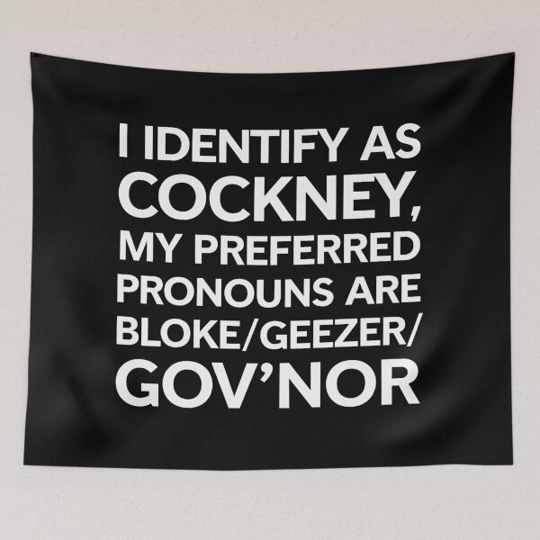 Item preview, Cockney Pride: I identify as Cockney designed and sold by JPees.