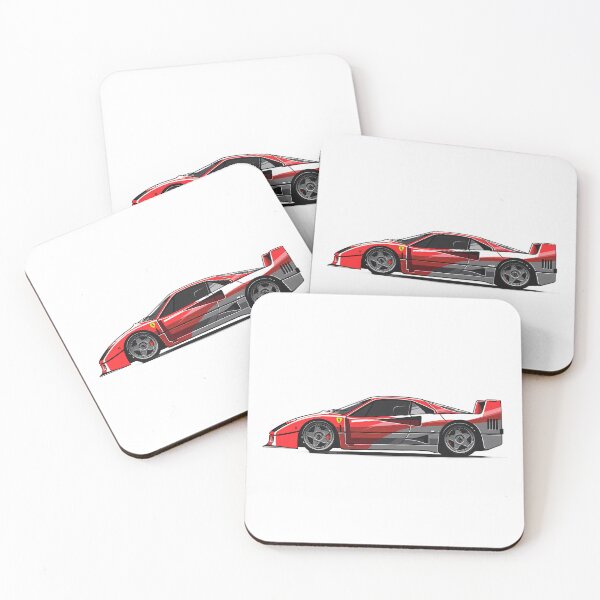 Item preview, Fast Red Ferrari F40 designed and sold by kahida.
