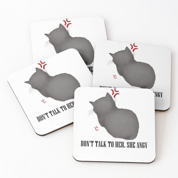 Item preview, Angy cat - gray designed and sold by Leeh-designs.