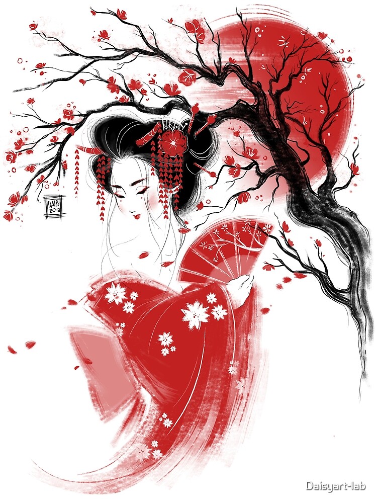 Red Geisha by Daisyart-lab