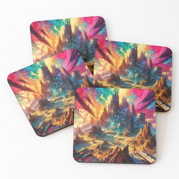 Item preview, Chromatic Realms: Surreal Landscapes of a Dystopian World vol.8 designed and sold by janarspixels.