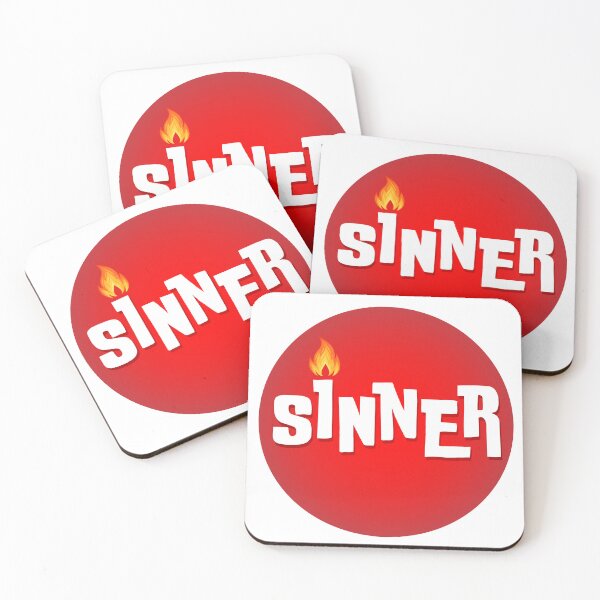 Item preview, Sinner sticker or t-shirt designed and sold by PIXEL POP DESIGNS - Beyond the Norm!.