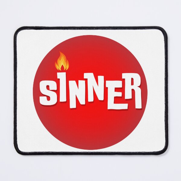 Item preview, Sinner sticker or t-shirt designed and sold by PIXEL POP DESIGNS - Beyond the Norm!.