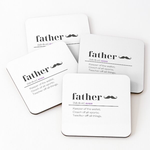Item preview, Father: The Ultimate Multitasker | Funny Dad Definition designed and sold by Colorful-Garden.