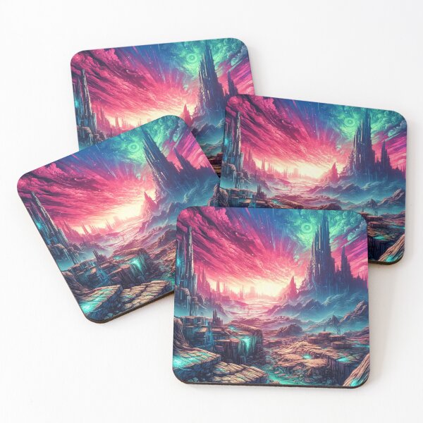 Item preview, Chromatic Realms: Surreal Landscapes of a Dystopian World vol.10 designed and sold by janarspixels.