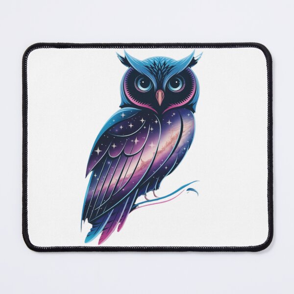 Item preview, owl with a cosmic theme designed and sold by coolt-sherit.