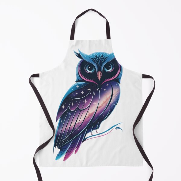 Item preview, owl with a cosmic theme designed and sold by coolt-sherit.