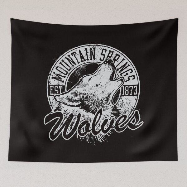 Item preview, Mountain Springs Wolves - Howling Wolf Graphic designed and sold by Jessica  art.