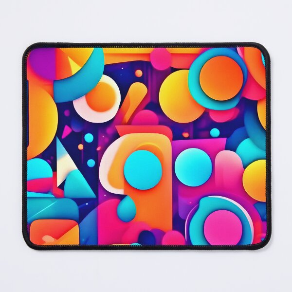 Item preview, Geometric Playground, Colorful Chaos designed and sold by Health And Fitness Posts e-Store.