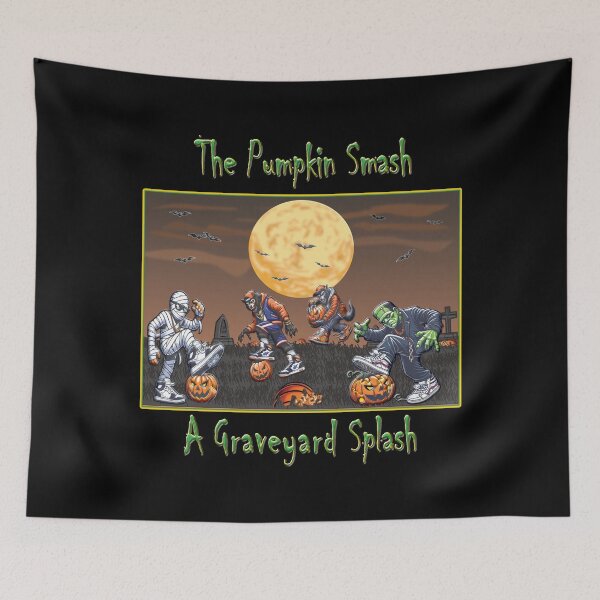 Item preview, A Pumpkin Smash. A Graveyard Splash designed and sold by VibeHiveThreads.
