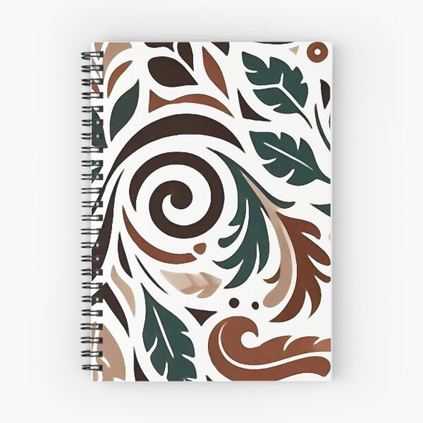 Item preview, Boho Minimalist Leafy Pattern designed and sold by MoodyMuseArt.