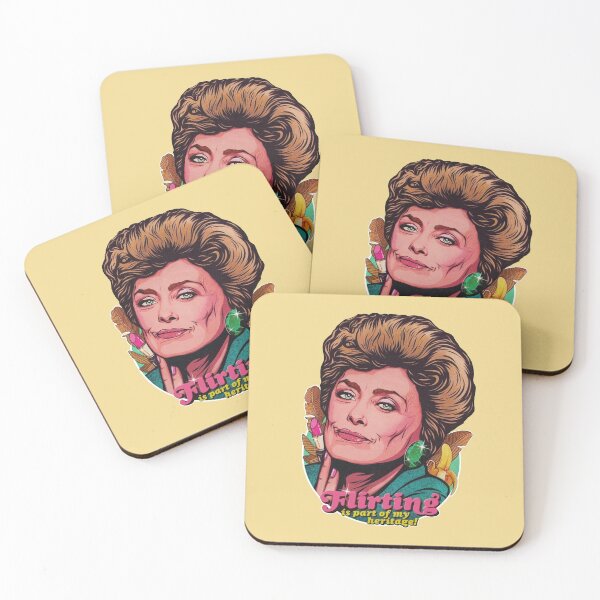 Item preview, The Golden Girls - Blanche - Flirting is part of my Heritage - Quote art designed and sold by Michaelofthe80s.