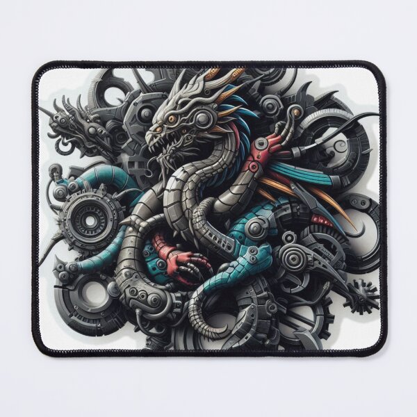 Item preview, “Mechanical Dragon” designed and sold by Amber-Lee-Art.