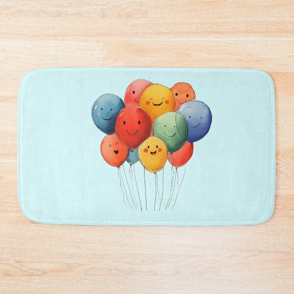 Item preview, Happy Balloons Floating in Cheerful Colors designed and sold by Artcurrents.