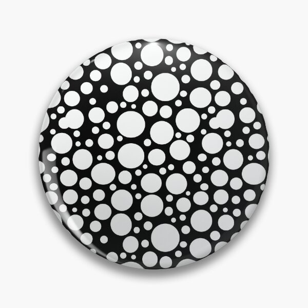 Item preview, Diseño retro con estampado de lunares en blanco y negro designed and sold by InkInduldge.