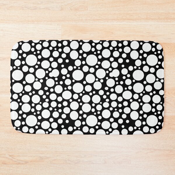 Item preview, Retro Black and White Polka Dot Pattern Design designed and sold by InkInduldge.