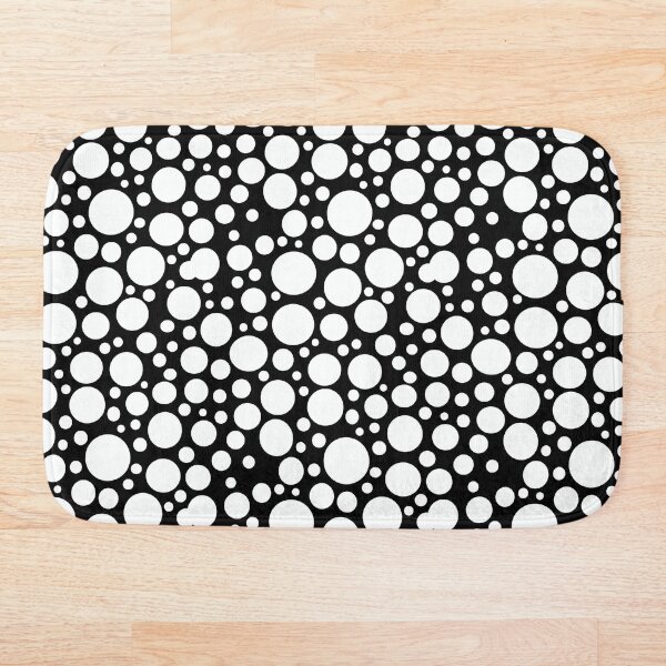 Item preview, Retro Black and White Polka Dot Pattern Design designed and sold by InkInduldge.