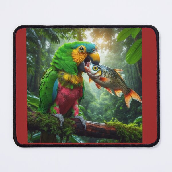 Item preview, A parrot that eats fish designed and sold by mohamedib.
