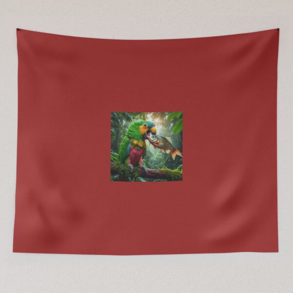 Item preview, A parrot that eats fish designed and sold by mohamedib.