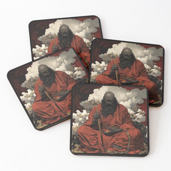 Item preview, Zen Wisdom – Bodhidharma 'To Seek is to Suffer' Design designed and sold by Kotodama.