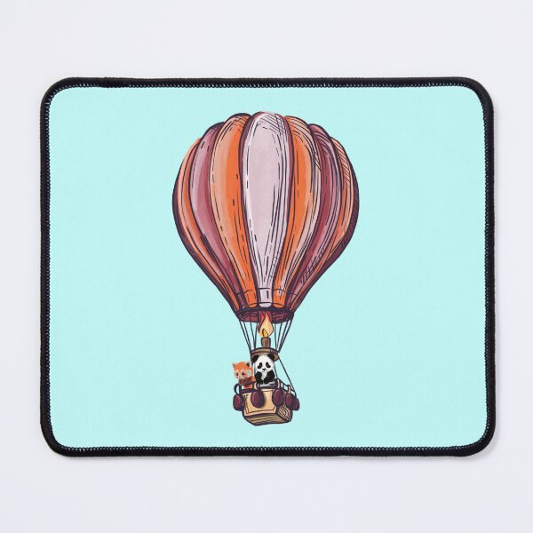 Item preview, Adventurous Pandas Soaring in a Hot Air Balloon: A Unique Journey designed and sold by Pandositive.