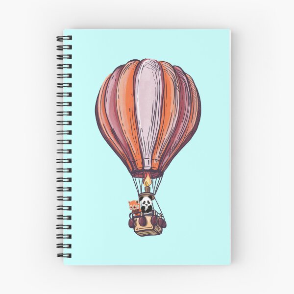 Item preview, Adventurous Pandas Soaring in a Hot Air Balloon: A Unique Journey designed and sold by Pandositive.