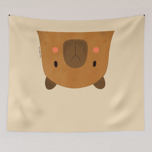 Item preview, Upsidedown Capybara designed and sold by julianamotzko.