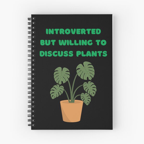 Item preview, Introverted But Willing to Discuss Plants designed and sold by Kamal Khajeb.