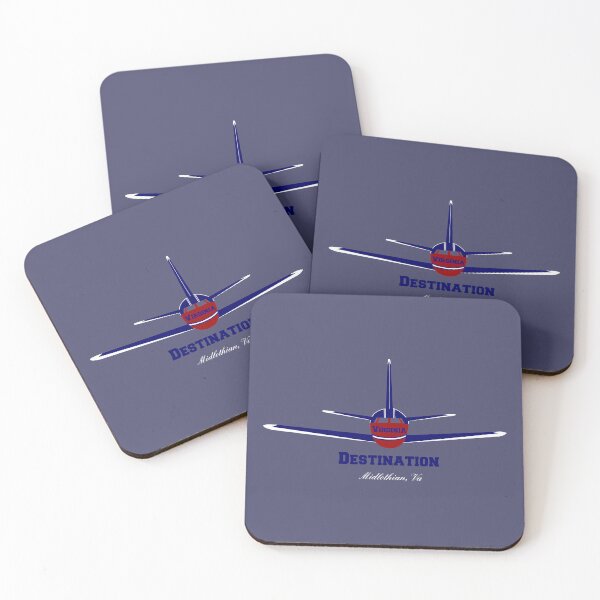 Item preview, Destination Midlothian Virginia VA Airplane Airport Logo  designed and sold by Lartheviking.