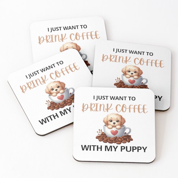 Item preview, Coffee and Dog designed and sold by wellie-chic.