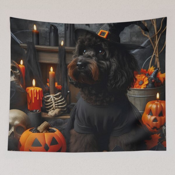 Item preview, Halloween Cockapoo dog  designed and sold by fatbanana.