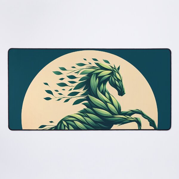Item preview, Horse Made of Leaves, Ai Generated Art designed and sold by ACC .