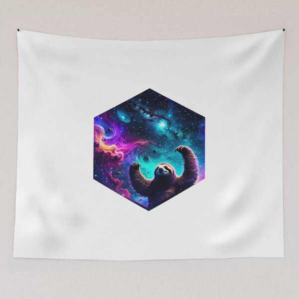 Item preview, Sloth in Space designed and sold by AbsoluteA.